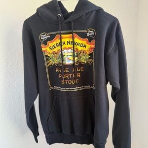 Sierra Nevada Black Hoodie with Colorful Graphic